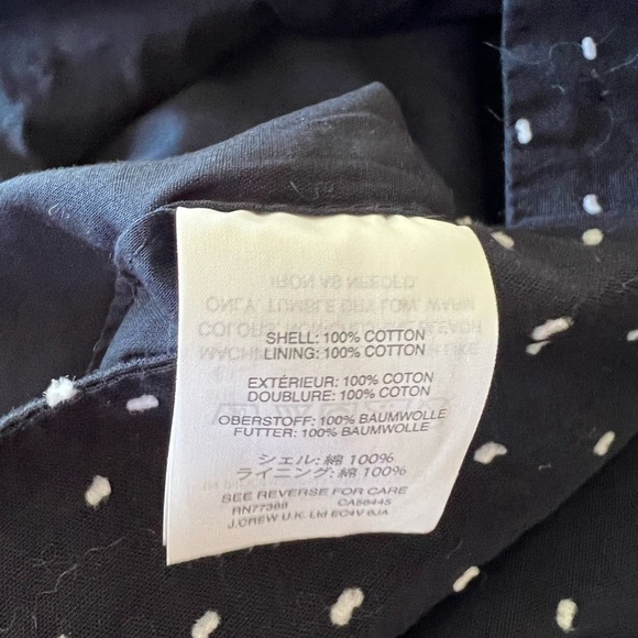 J. Crew shorts blue white polka dot Size XS summer - Picture 10 of 10